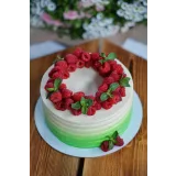 Торт "Мята базилик малина" (Анна Ульянова, Anuta_maletina)