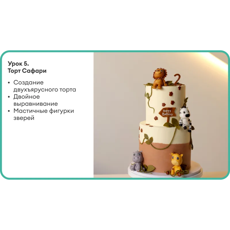 Детские торты. Тариф 9 уроков (Полина Филимонова)