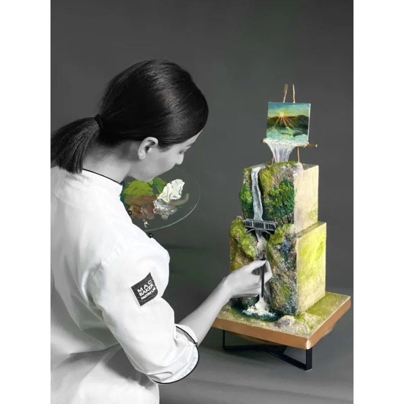 Онлайн-курс "Роспись тортов и вафельный декор" 2 ступень (Лилит Аракелян)