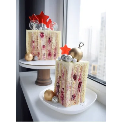 Рецептурная карта «Торт вертикальной сборки "Пряный раф с вишней"» (Софья Иванькова, Sofya_iva)