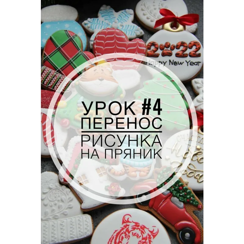 Новогодний курс 2022 по росписи пряников (Мария Ермолаева)