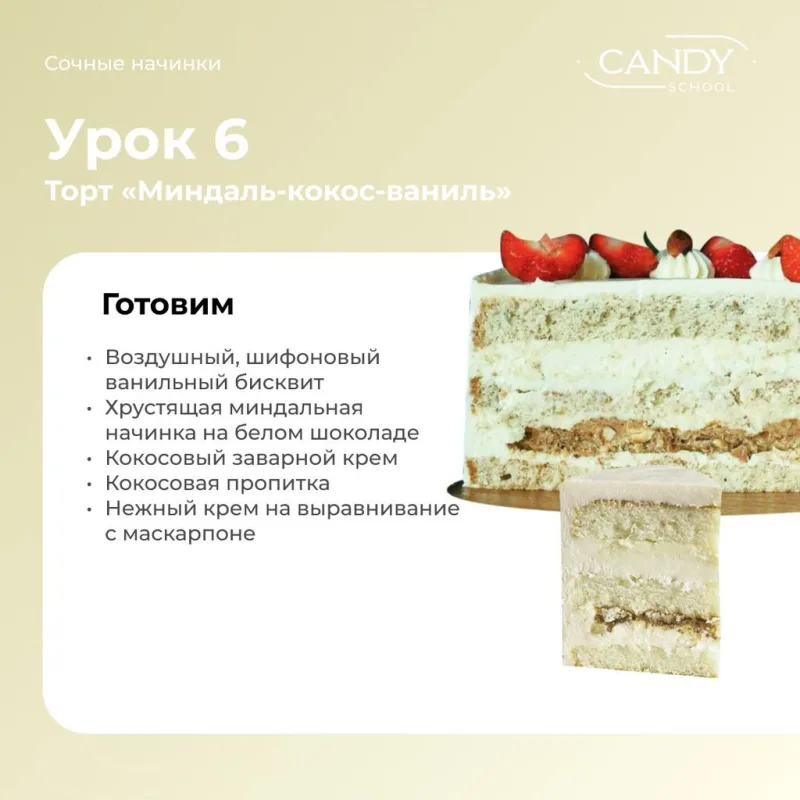 [candy school] Курс "Сочные начинки" (Наталья Юн)