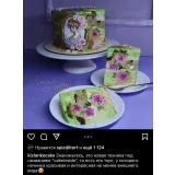 Техника cakeinside и тема цветы (Евгения Кизленко, Kizlenkocake)