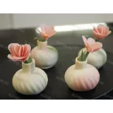 Видео урок "Вазочки с цветами" (Виктория Углева)