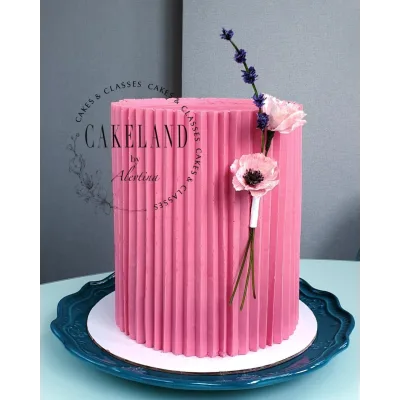 [cake_russia] Урок по созданию торта из ганаша "Оригами" (Алевтина Вергунова)