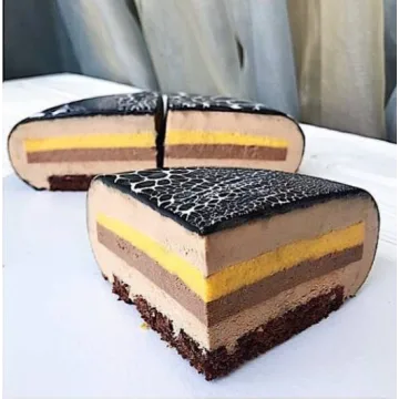 Рецепт-техника муссового торта Манго-маракуйя-молочный шоколад (kasadelika)