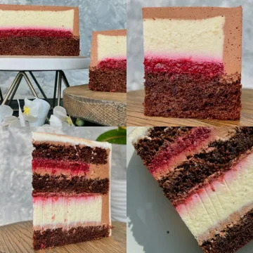 [buenocake] Double проект «Вишня-Кофе-Шоколад». Новая муссовая + бисквитная версии (Дарья Тимофеева)