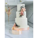 Многоярусный торт с геометрической конструкцией 4 яруса (Надежда Архипова)