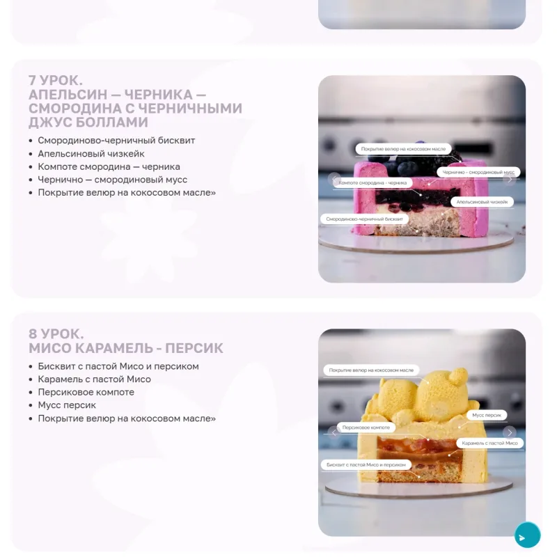 [Keycopastry] Муссовые бенто-торты (Александра Денисова)