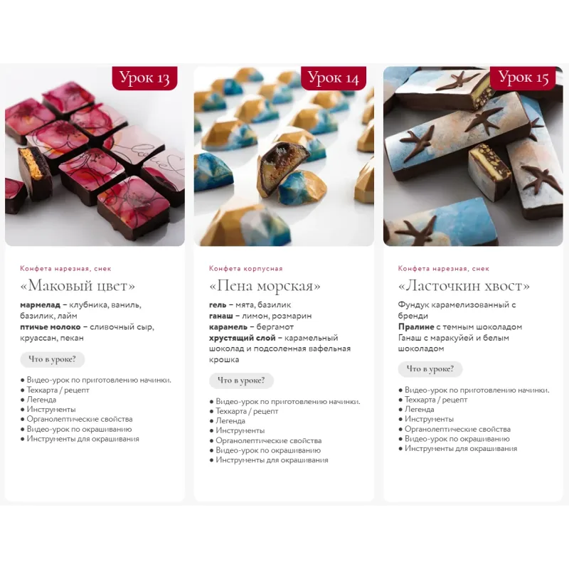 [Foxclab] Шоколадные конфеты с глянцевым декором. Пакет Стандартный (Ольга Пениоза, Олег Хотько)