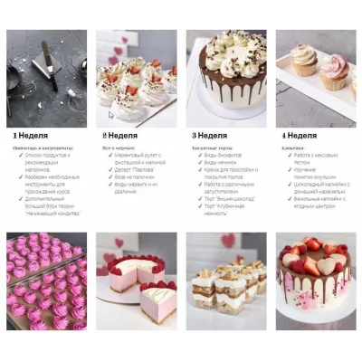 Онлайн курс "Я кондитер" (Анастасия Лазарева, Make Cake)