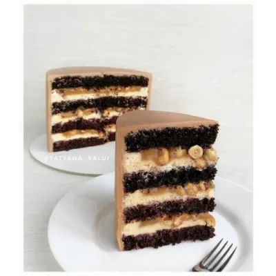 Рецепт торта «Сникерс» (tatyana_salui)