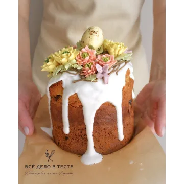 Курс Пасхальный декор с кремовой флористикой (Залина Борисова)