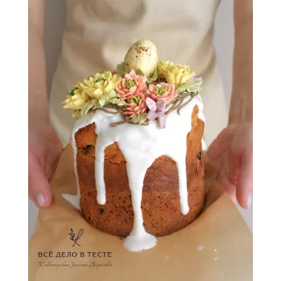 Курс Пасхальный декор с кремовой флористикой (Залина Борисова)