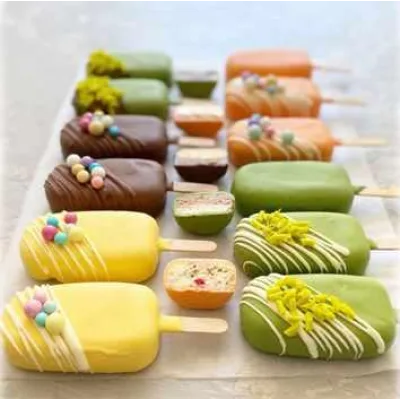 Чизкейки-эскимо №4. 6 вкусов (Эльвира Мильченко) @elvira_cake_art