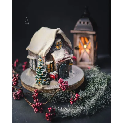 3D-торт «Сказочный дом» (Elena Elkina-Kovaleva, Glavgnom)