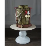 Декор торта "Костюмы" (Елена Гнут)