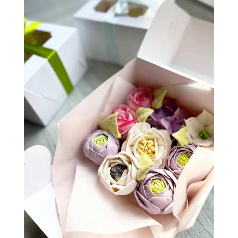 Цветы из Зефира. Букеты из Зефирных цветов. Тариф "Вип" (Ирина Левченко)