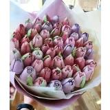 Видеоурок "Зефирные тюльпаны" (Ляйсян Казыргалина)