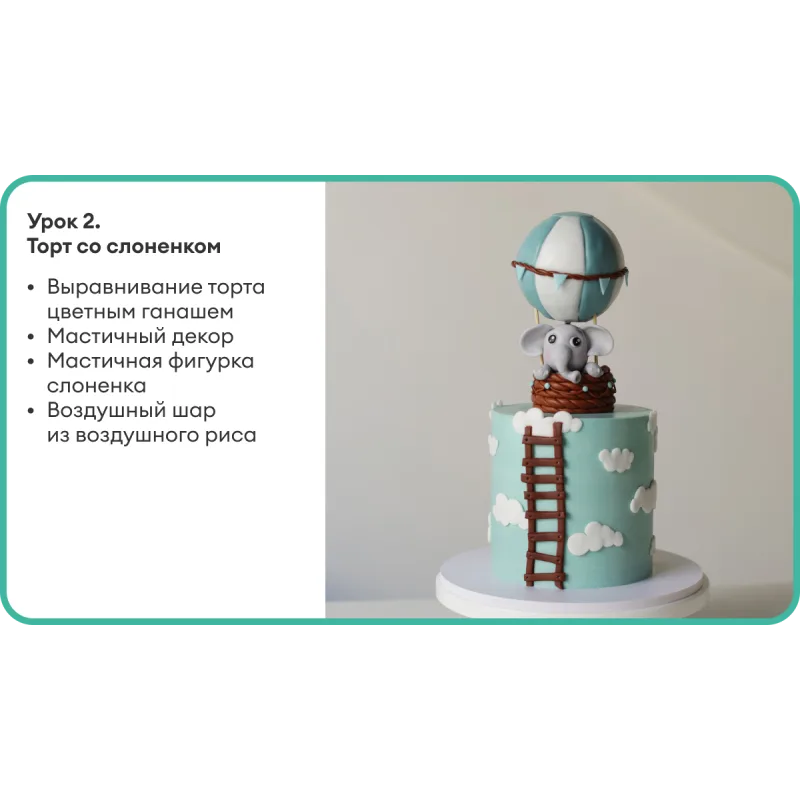 Детские торты. Тариф 9 уроков (Полина Филимонова)