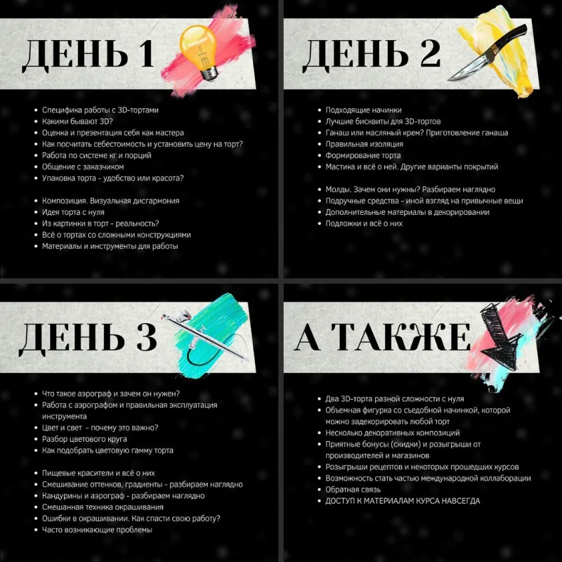 Большой курс по 3D-тортам (MARIA MAGRAT, mrs.magrat)