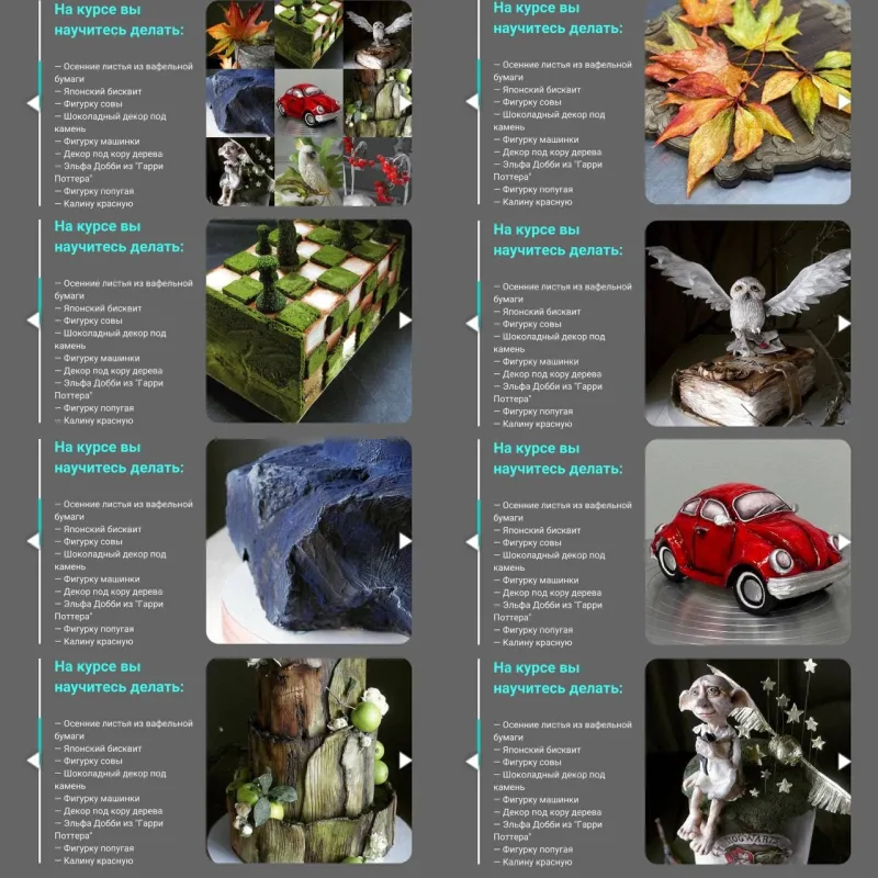 Декор для тортов. Часть 2 (Елена Гнут)