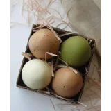 Муссовые пирожные в виде яиц (Виктория Углева)