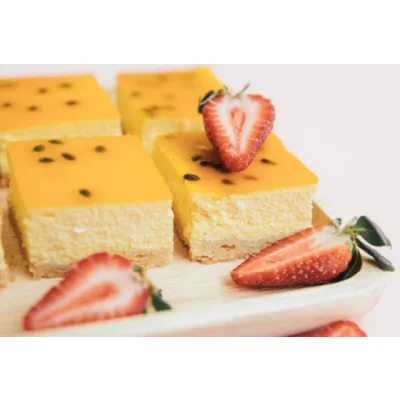 Порционный чизкейк «Манго» (Алина Ахмадиева)