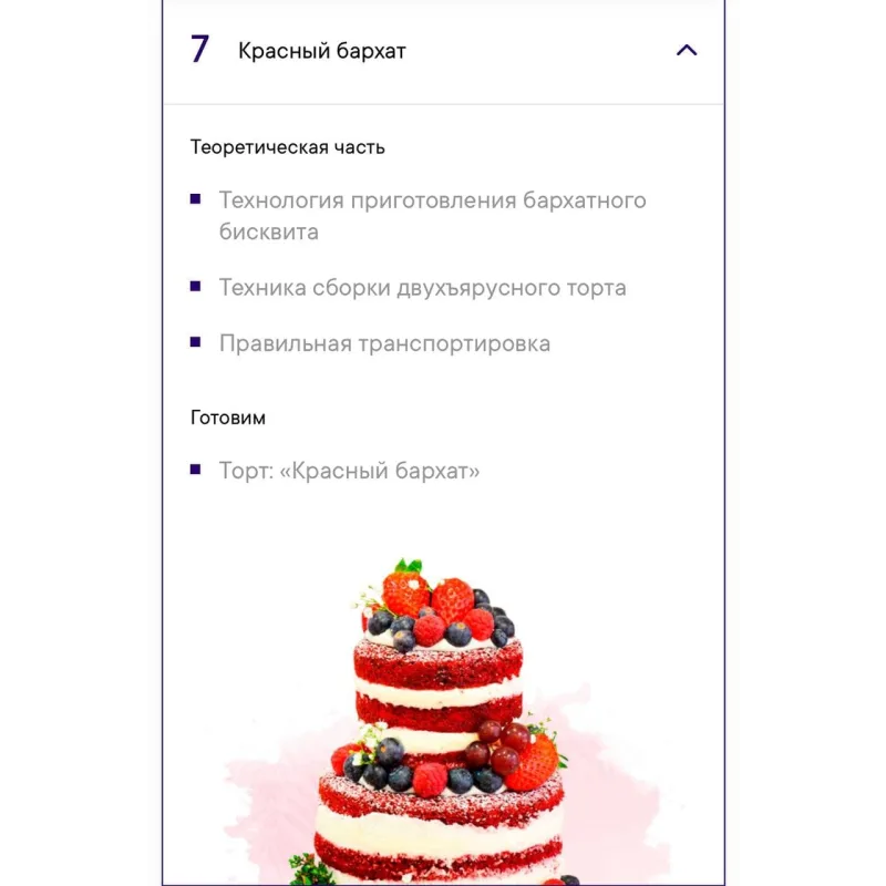 Базовый курс «Начинающий кондитер» (Алина Маркова, Sweets Academy)