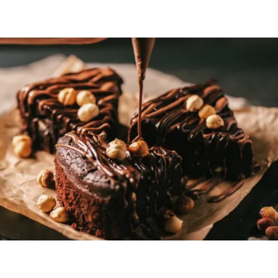 Брауни с 3 видами шоколада (Алина Ахмадиева)