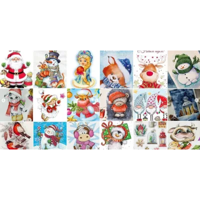 МК по росписи пряников - Большой новогодний курс (Евгения Локтева)