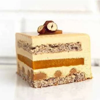 Авторский рецепт муссового торта «Фундук, карамель» (Юлия Тарасова) @tarasyulya