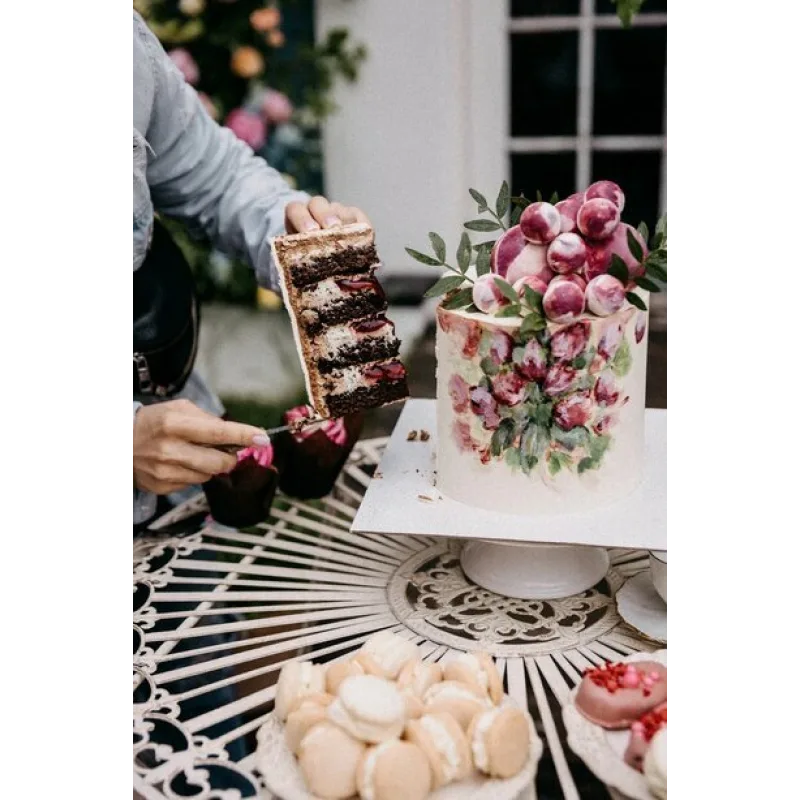 Торт Шоколадно-Мятный с малиной (Нюта Зеленская)