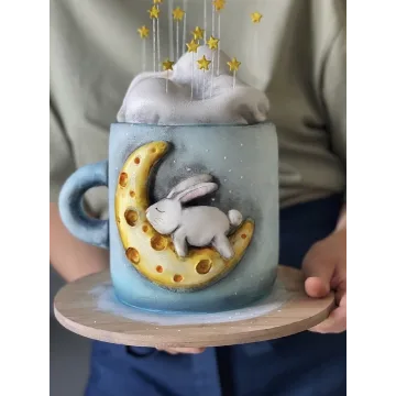 Видеоурок "Торт Кружка" в 3D технике (Анастасия Казарьянц) @pro.moi.tort