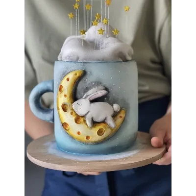 Видеоурок "Торт Кружка" в 3D технике (Анастасия Казарьянц) @pro.moi.tort