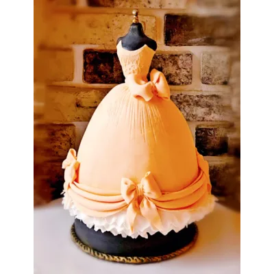 Декор торта "Платье на Манекене"(Татьяна Шкода)