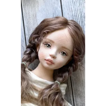 Голова для текстильной куклы. Самостоятельное обучение (Ольга Бабынина)