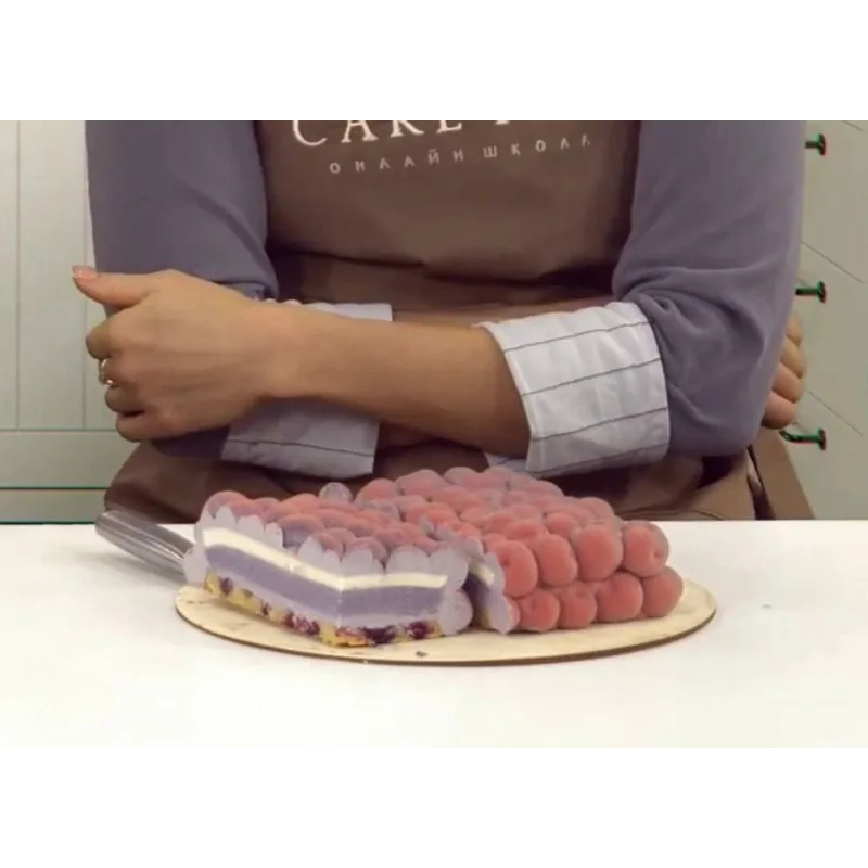 Торт "Черничное мороженое" (Александра Овешкова, cake pro)