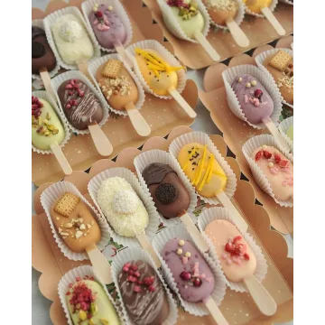 Чизкейки эскимо на палочке (Анастасия Сдобникова)