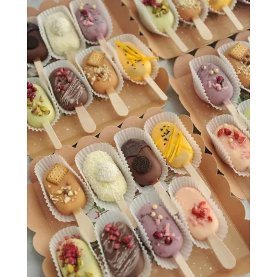 Чизкейки эскимо на палочке (Анастасия Сдобникова)