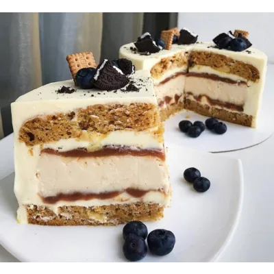 Торт Морковный с карамелью. Рецепт и техника (kasadelika)