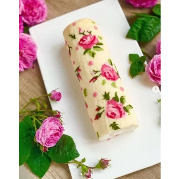 [cake_russia] Бисквитный рулет с рисунком (Виктория Назаренко)