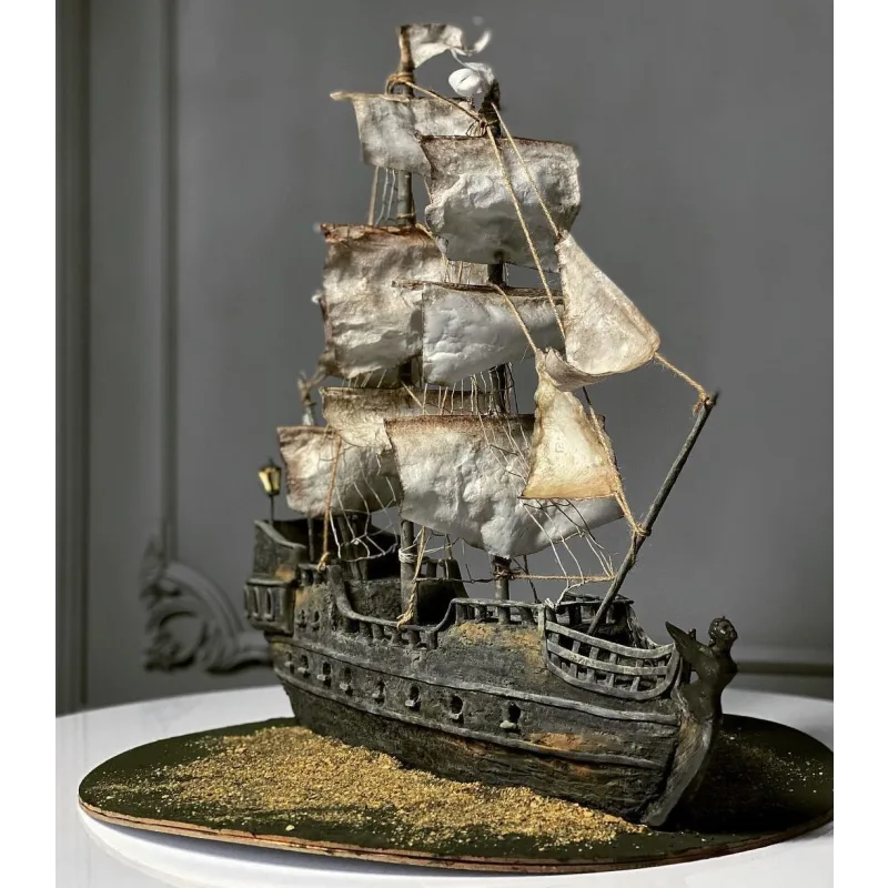 Торт Пиратский корабль "Черная жемчужина" (Елена Гнут)