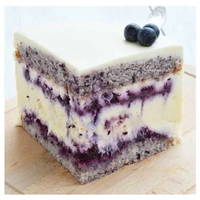 Техническая карта торт «Черничный с чизкейком» (selfsweets_spb)