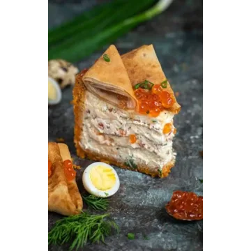 Чизкейк блинный с икрой (Marusya Manko)