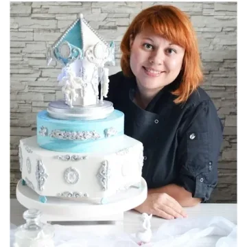 Онлайн курс многоярусный торт "Карусель" (Надежда Ермолович)
