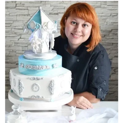 Онлайн курс многоярусный торт "Карусель" (Надежда Ермолович)
