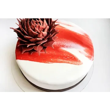 Зеркальная глазурь на сливках (гляссаж) (Анна Салахова)