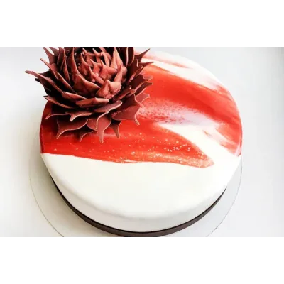 Зеркальная глазурь на сливках (гляссаж) (Анна Салахова)