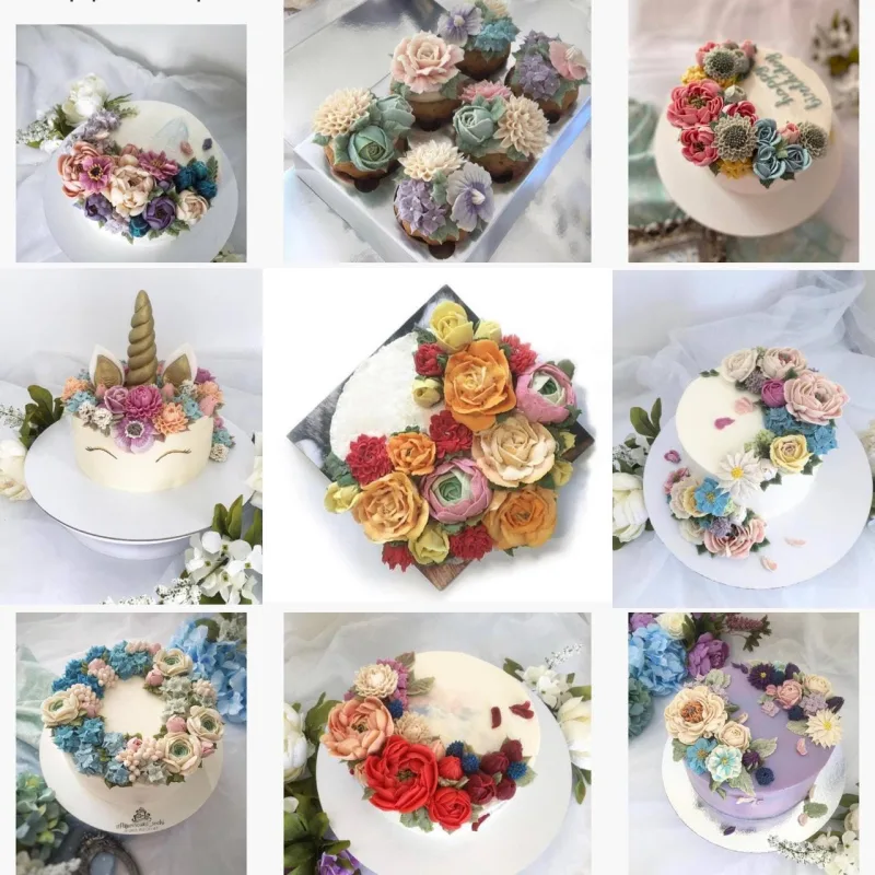 Полезный декор. Цветы в малазийской технике (Таша Коробейникова, Tasha`s cake School, Елена Туганова)